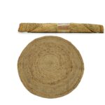 Χαλί Στρογγυλό φυσικό/γιούτα Φ90cm - 1 τεμ.