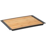 Ξύλο Κοπής με Δίσκο Ψίχουλων 38x27x2cm ALPINA - 1 τεμ.