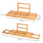 Ράφι Μπάνιου Επεκτάσιμο 50-92x18x4cm Μπαμπού - 1 τεμ. - Image 10