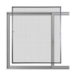 Σίτα Εντόμων Παραθύρου Αλουμίνιο 150x130cm - 1 τεμ.