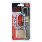 Λουκέτο 50mm Μεγάλη Καμπάνα Ορειχάλκινο BLACK+DECKER - 1 τεμ. - Image 5