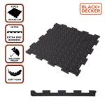 Πλακάκια Δαπέδου Μαύρα 40x40cm BLACK+DECKER 6Τμχ - 1 τεμ. - Image 5