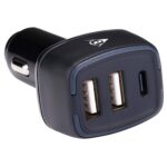 Φορτιστής Αυτοκινήτου 2xUSB A + USB C DUNLOP - 1 τεμ.