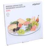 Περιστρεφόμενη Πιατέλα Γυαλί Φ32cm ALPINA - 1 τεμ.