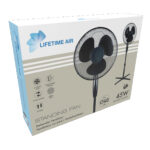 Ορθοστάτης Ανεμιστήρας Μαύρο 230V 40cm 102-125cm 45W LIFETIME AIR - 1 τεμ. - Image 7