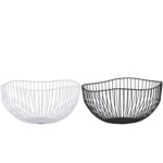 Καλάθι Φρούτων Μέταλλο Φ26x12.5cm Σε 2 Χρώματα ALPINA - 1 τεμ.