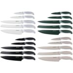Σετ Μαχαίρια 5Τμχ 31.5/22.5/18.5cm Σε 4 Χρώματα ALPINA - 1 τεμ. - Image 2
