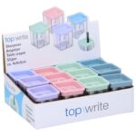 Ξύστρα Τετράγωνη Σε 4 Χρώματα TOPWRITE - 1 τεμ. - Image 4