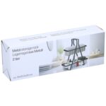 Ράφι Διώροφο Μαύρο Μέταλλο 10x25.5x28cm - 1 τεμ. - Image 6