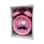 Επιτραπέζιο ρολόι - Ξυπνητήρι - 8806-9 - 880635 - Pink