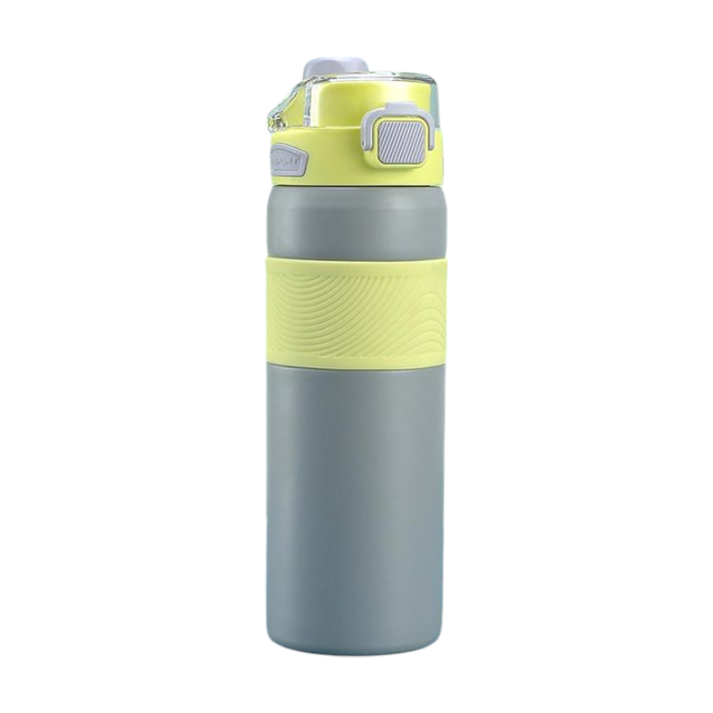 882355-5 Φορητό παγούρι-θερμός - CF8235 - 600ml - 882393 - Grey/Green - Image 1