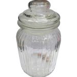 Βάζο γυάλινο με πώμα 22,5 cm [00103206] - 2 τεμ.