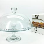 Τουρτιέρα Διάφανο Γυαλί Φ32x26cm - 1 τεμ.