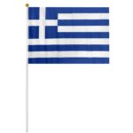 Σημαία Ελληνική Πάνινη με Λαβή 32x45cm (λαβή=60cm) Homie 11632 - 12 τεμ.