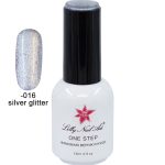 Ημιμόνιμο μανό one step 15ml - Silver glitter [40504001-016] - 1 τεμ.