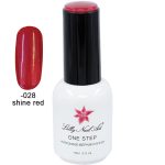 Ημιμόνιμο μανό one step 15ml - Shine red [40504001-028] - 1 τεμ.