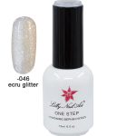 Ημιμόνιμο μανό one step 15ml - Ecru glitter [40504001-046] - 1 τεμ.