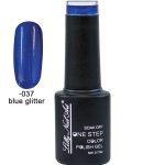 Ημιμόνιμο μανό one step 5ml - Blue glitter [40504002-037] - 1 τεμ.