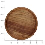 Δίσκος ArteLibre Καφέ Ξύλο 25.4x25.4x2.5cm - 1 τεμ. - Image 5