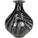 Βάζο ArteLibre Μαύρο Γυαλί 18.5x18.5x23.5cm - 1 τεμ.