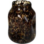 Βάζο ArteLibre Καφέ Γυαλί 16x16x22cm - 1 τεμ.