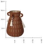 Βάζο ArteLibre Καφέ Κεραμικό 11.6x11.6x15.3cm - 1 τεμ. - Image 4