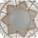 Καθρέπτης ArteLibre Μακραμέ Φυσικό Βαμβακερό 48x2x48cm - 1 τεμ. - Image 2