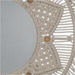Καθρέπτης ArteLibre Μακραμέ Φυσικό Βαμβακερό 48x2x48cm - 1 τεμ. - Image 3