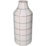 Βάζο ArteLibre Με Ρίγες Πολύχρωμο Δολομίτης 14x14x33cm - 1 τεμ.