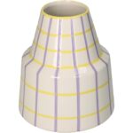 Βάζο ArteLibre Με Ρίγες Πολύχρωμο Δολομίτης 17.2x17.2x20.7cm - 1 τεμ.