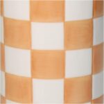 Βάζο ArteLibre Σκακιέρα Πορτοκαλί Δολομίτης 10.2x10.2x20.3cm - 1 τεμ. - Image 4