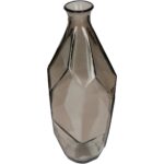 Βάζο ArteLibre Καφέ Ανακυκλωμένο Γυαλί 13x13x31cm - 1 τεμ.