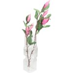 Βάζο ArteLibre Διάφανο Γυαλί 9.5x9.5x25cm - 1 τεμ. - Image 2