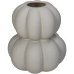 Βάζο ArteLibre Κολοκύθα Ιβουάρ Δολομίτης 15.1x15.1x17cm - 1 τεμ.