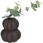 Βάζο ArteLibre Κολοκύθα Καφέ Δολομίτης 15.1x15.1x17cm - 1 τεμ. - Image 3
