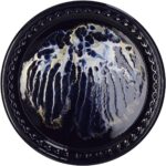 Δίσκος ArteLibre Μπλε Μέταλλο 47x47x2.5cm - 1 τεμ.