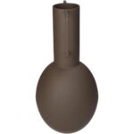 Βάζο ArteLibre Καφέ Μέταλλο 13x13x27cm - 1 τεμ. - Image 2