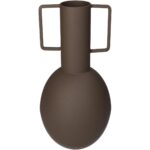 Βάζο ArteLibre Καφέ Μέταλλο 13x13x27cm - 1 τεμ.