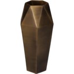 Βάζο ArteLibre Μπρονζέ Μέταλλο 11.5x11.5x25.5cm - 1 τεμ.