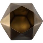 Βάζο ArteLibre Μπρονζέ Μέταλλο 11.5x11.5x25.5cm - 1 τεμ. - Image 3