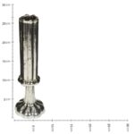 Βάζο ArteLibre Φλάουτο Χειροποίητο Ασημί Γυαλί 9x9x26.5cm - 1 τεμ. - Image 4
