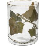 Κηροπήγιο ArteLibre Φύλλο Διάφανο Γυαλί 10x10x13cm - 1 τεμ.
