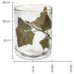 Κηροπήγιο ArteLibre Φύλλο Διάφανο Γυαλί 10x10x13cm - 1 τεμ. - Image 5