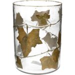 Κηροπήγιο ArteLibre Φύλλα Διάφανο Γυαλί 15x15x20cm - 1 τεμ.