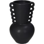 Βάζο ArteLibre Μαύρο Κεραμικό 13.7x13.7x22cm - 1 τεμ.
