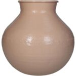 Βάζο ArteLibre Ροδακινί Αλουμίνιο 23x23x23cm - 1 τεμ. - Image 5