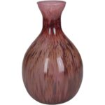 Βάζο ArteLibre Ροζ Γυαλί 16x16x25cm - 1 τεμ.