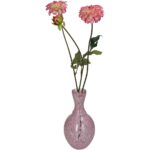 Βάζο ArteLibre Ροζ Γυαλί 12x12x23cm - 1 τεμ. - Image 2