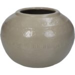 Βάζο ArteLibre Ιβουάρ Αλουμίνιο 14.5x14.5x11cm - 1 τεμ.