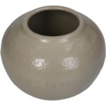 Βάζο ArteLibre Ιβουάρ Αλουμίνιο 14.5x14.5x11cm - 1 τεμ. - Image 3